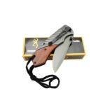 Browning Çakı Ahşap İpli - Görsel 2