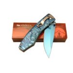 Sibirya Kurt Çakı Mavi - Görsel 2